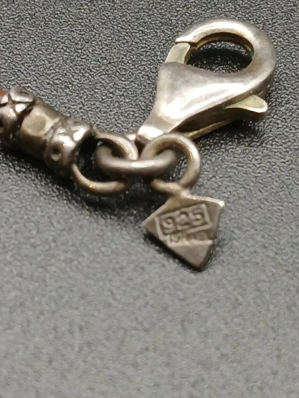 Vintage Retired Silpada Long Station Necklace Minimalist Sterling And Leather